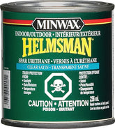 Minwax Helmsman 42001M444 Spar Urethane, Satin, Clear, 236 mL, Can